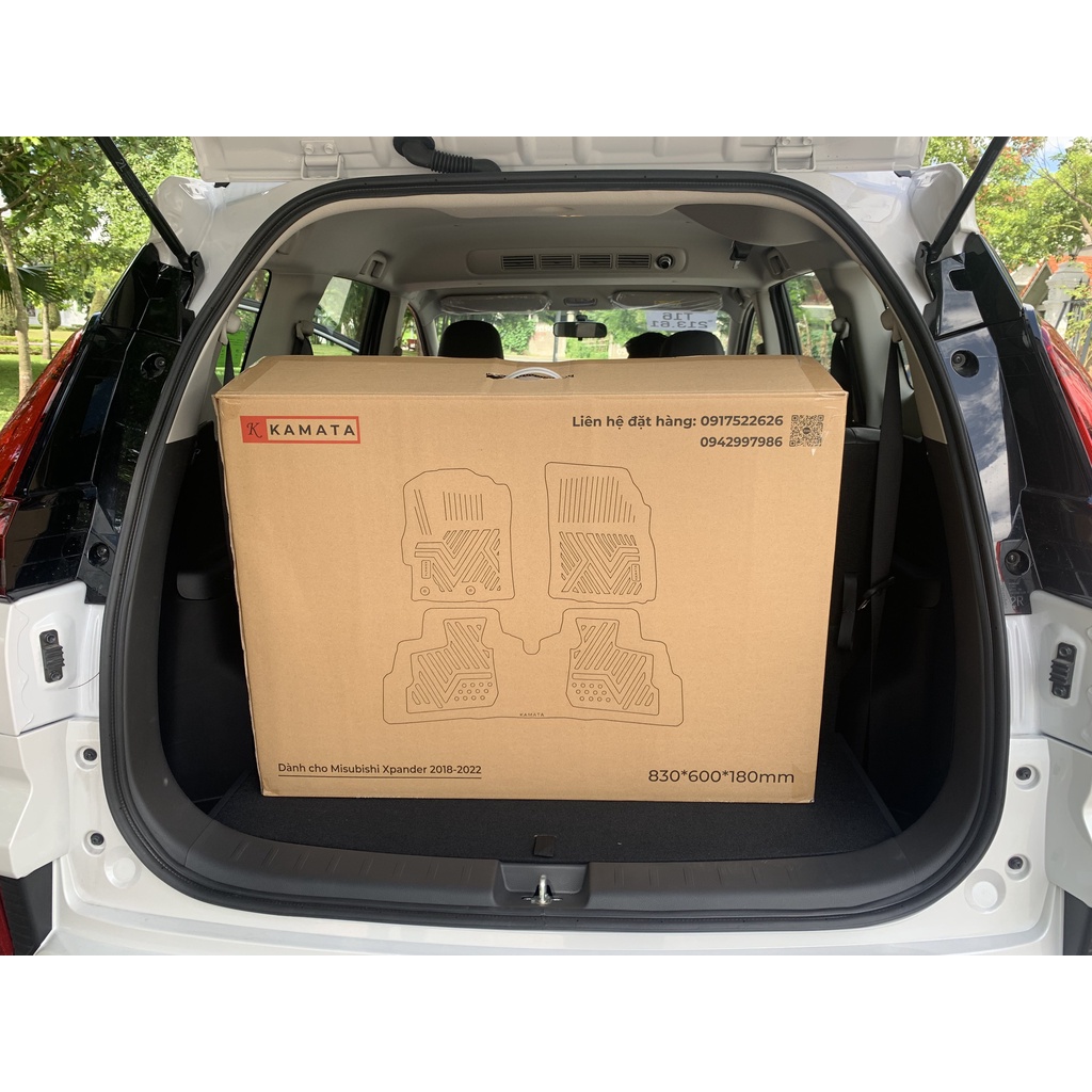 Thảm lót sàn ô tô 5D Mitsubishi Xpander/Cross 2019 - 2023 đúc nguyên khối TPV