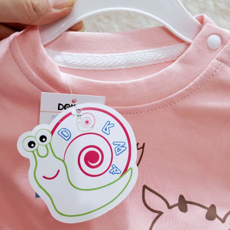 Dokma - Bộ cổ tròn dài tay chất siêu đẹp cho bé 9-36m DB1193