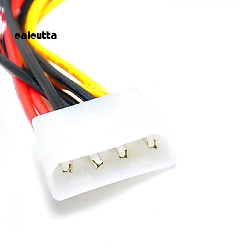 Dây Cáp Chuyển Đổi 4 Pin Ide Molex Sang 15 Pin 2 Serial Sata