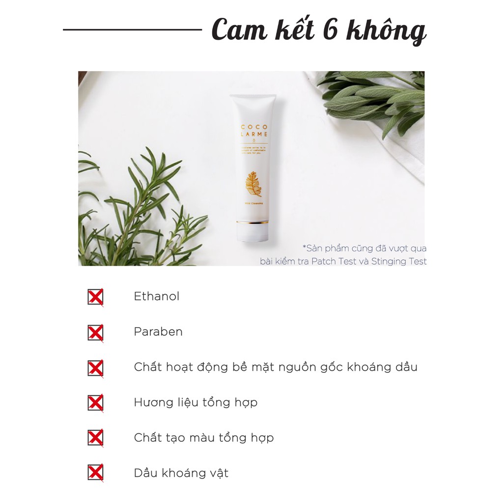 Gel Tẩy Trang dịu nhẹ dành cho da nhạy cảm COCOLARME Mild Cleansing 150g