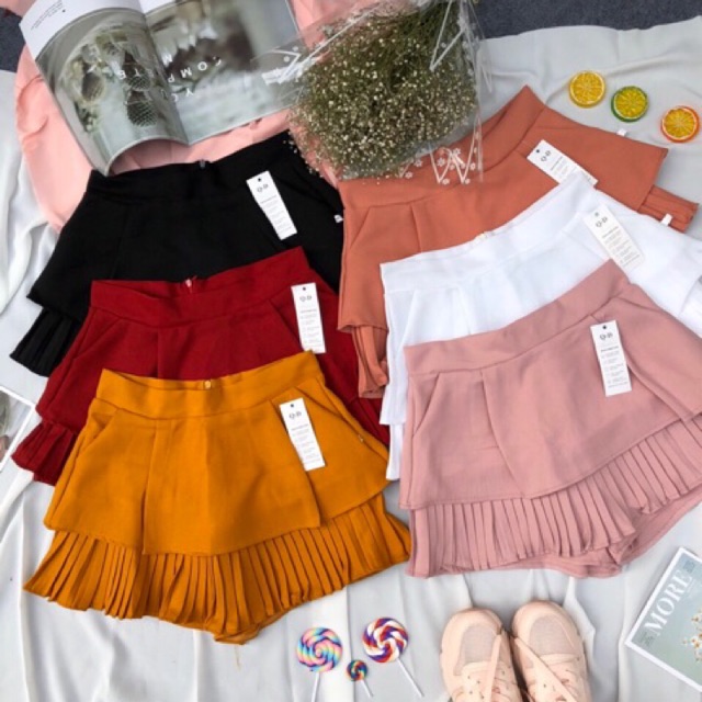 Chân váy tầng xếp li quảng châu 🌺🌺🌺ut
