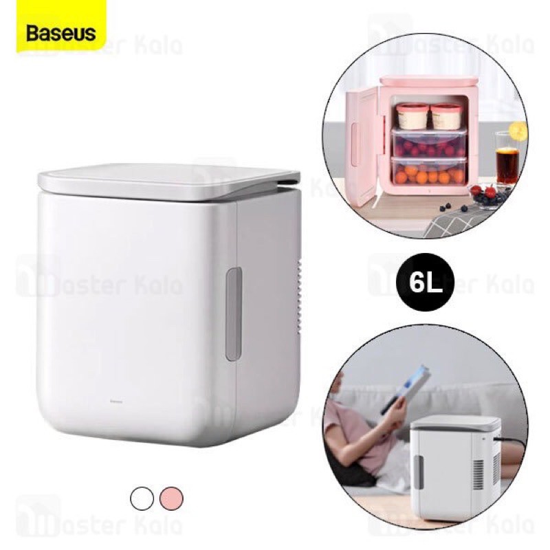 Tủ lạnh mini Baseus 6L Tủ lạnh đa chức năng Sưởi ấm và Làm lạnh với Dây nguồn AC / DC