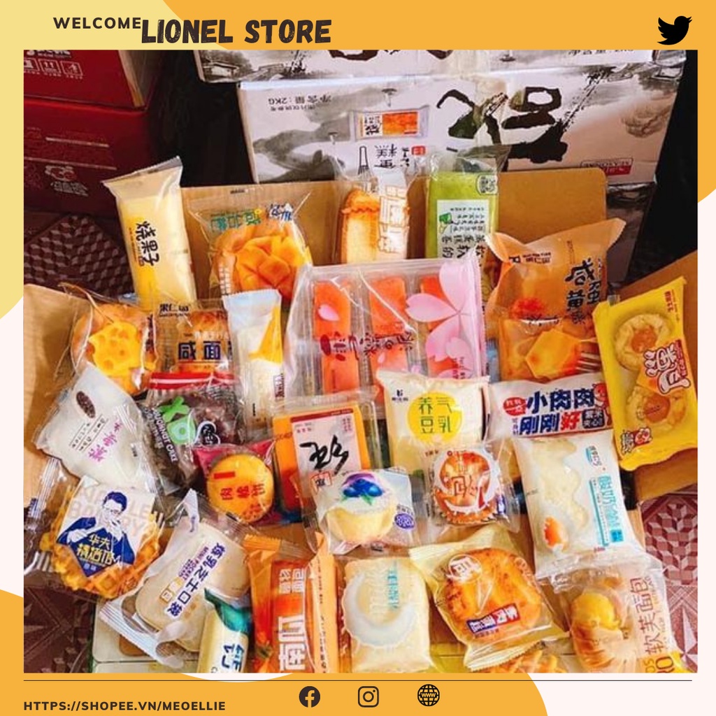 💥💥BM1 - Bánh mix vị Đài Loan 1kg ( mix đủ vị)