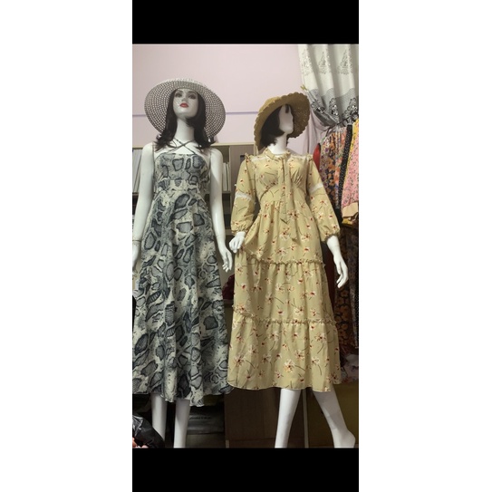 combo đầm maxi