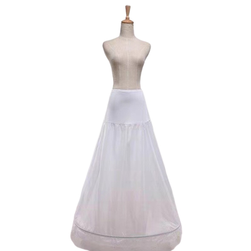 Áo Khoác Dáng Dài Chống Trượt Bằng Petticoat Màu Trắng Co Giãn Dành Cho Nữ