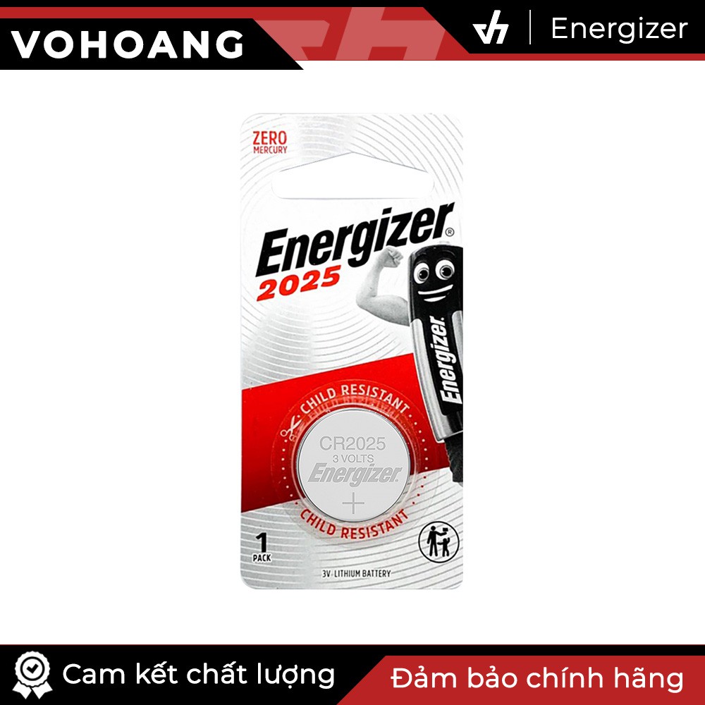 Pin Energizer 2025 3V (Bạc)