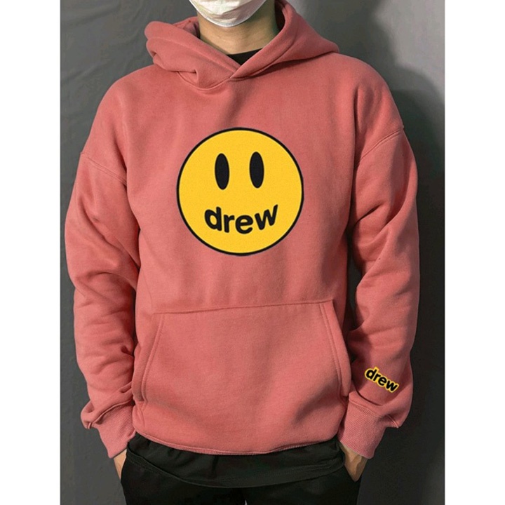ÁO HOODIE Drew Mặt Cười Nỉ Ngoại Unisex Nam Nữ (HD2800 - Full Size Full Màu)