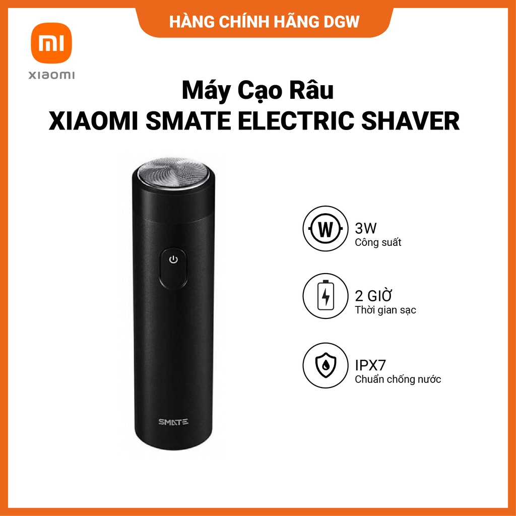 Hàng chính hãng Digiworld | Máy Cạo Râu Xiaomi Smate Electric Shaver StR102 | YPSTR01 | Tốc Độ Cạo Siêu Nhanh