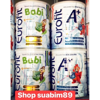 Sữa bột eurofit babi, eurofit a+ lon 900g date 2022