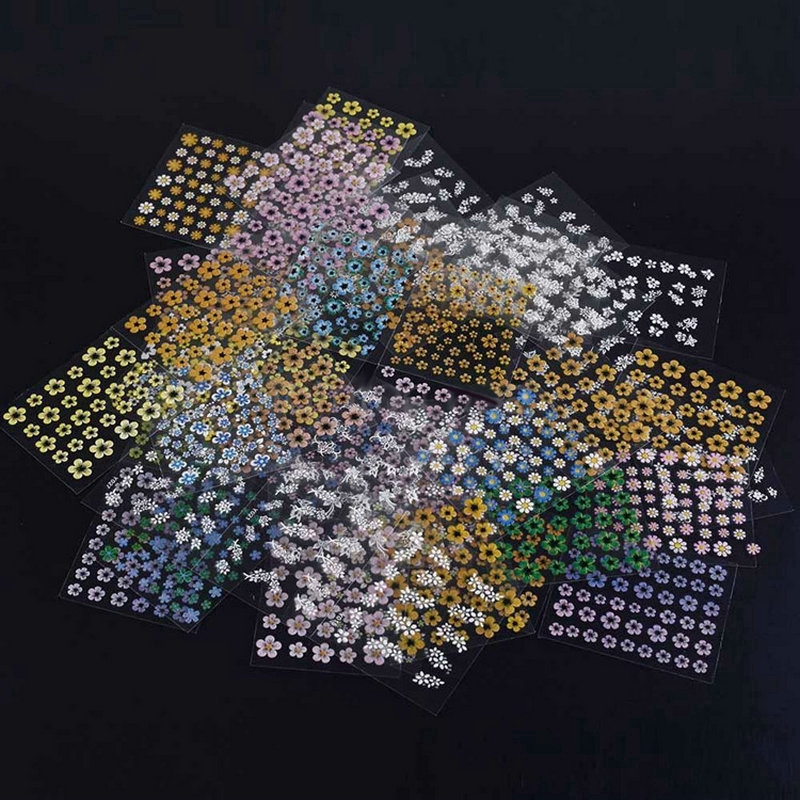 Set 50 miếng sticker nhiều họa tiết dùng trang trí móng tay