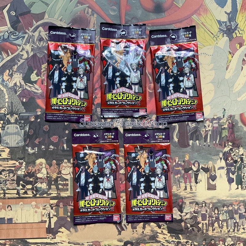 Pack metal card random thẻ nhân phẩm My Hero Academia/MHA/Học Viện Anh Hùng vol.2