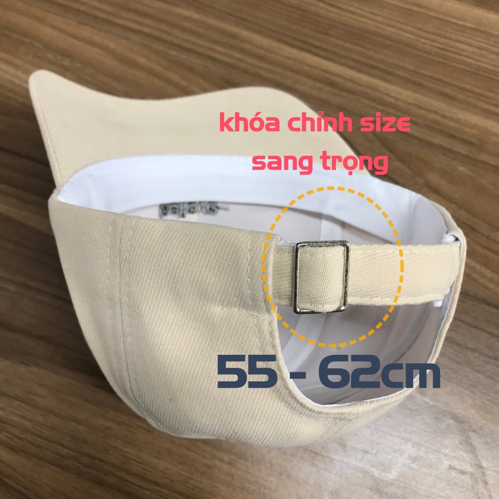 Mũ lưỡi trai Human phong cách ulzzang nam nữ cá tính màu Be, Đen