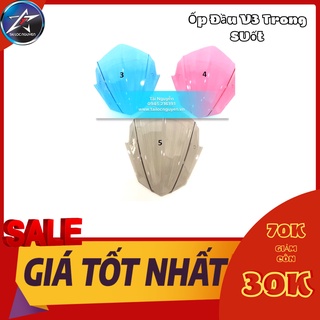ỐP ĐẦU KIỂU V3 TRONG SUỐT CHO XE MÁY