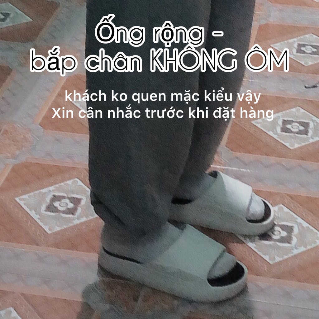 Quần Jogger TRƠN Màu Trắng Basic có size chất thun cotton mềm min BC103