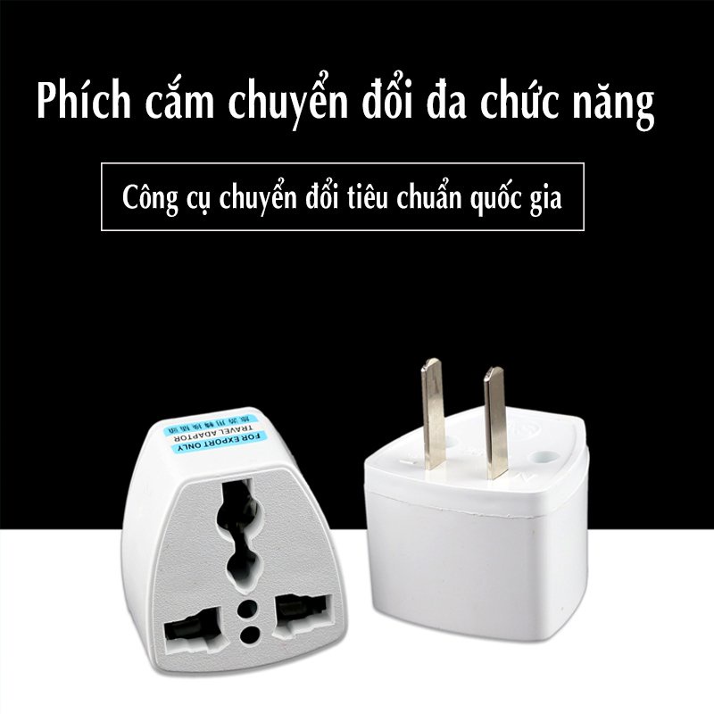 Phích Cắm Điện Ổ Cắm Điện Chuyển Đổi 3 Chấu Titan.st