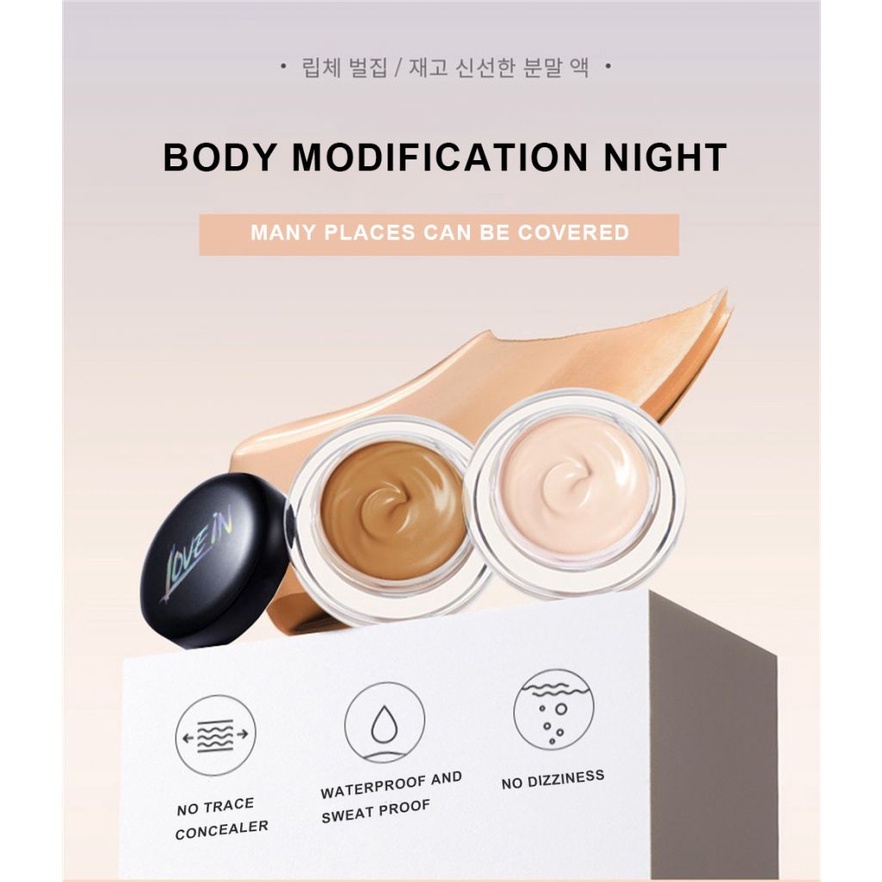 [Hàng mới về] Kem che khuyết điểm che phủ hình xăm chống thấm nước  | BigBuy360 - bigbuy360.vn