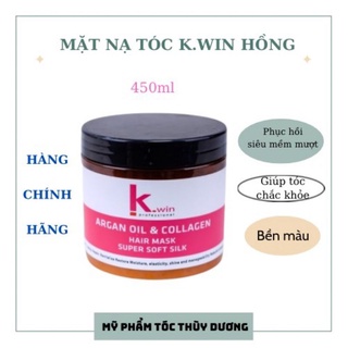 Mặt nạ dưỡng tóc chuyên sâu K.WIN hồng phục hồi, dưỡng ẩm và bền màu tóc