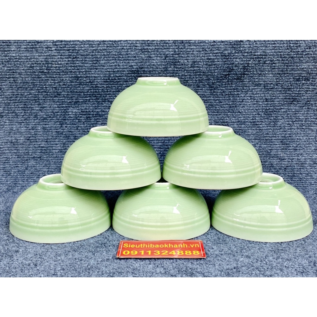 Bộ 10 bát ăn dưỡng sinh Bát Tràng chính hãng 10 chiếc