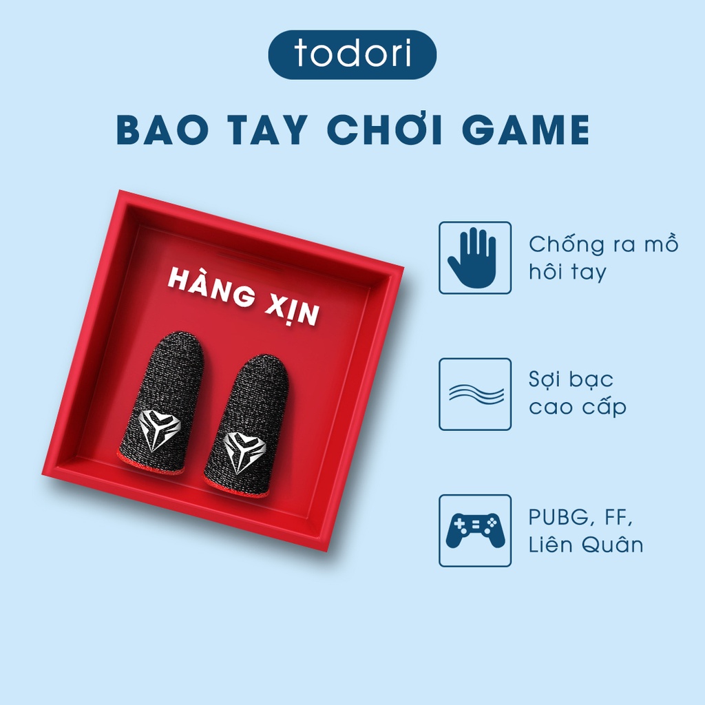 Bao Tay Chơi Game ff, Pubg, Liên Quân... Găng tay chơi game Chống Mồ Hôi, Siêu Nhạy, Co Giãn Cực Tốt Bảo Hành 12 Tháng