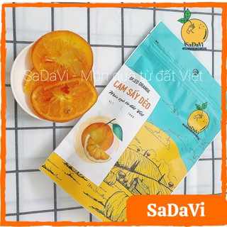 CAM SẤY DẺO thơm ngon chua ngọt ít đường SaDaVi - đồ ăn vặt Việt Nam healthy - Túi Zip 100g