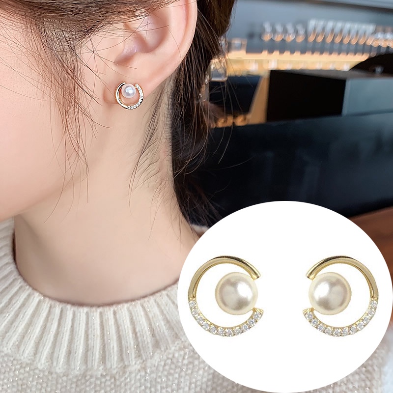 Bông Tai Mạ Bạc 925 Thiết Kế Đơn Giản Thời Trang 2022