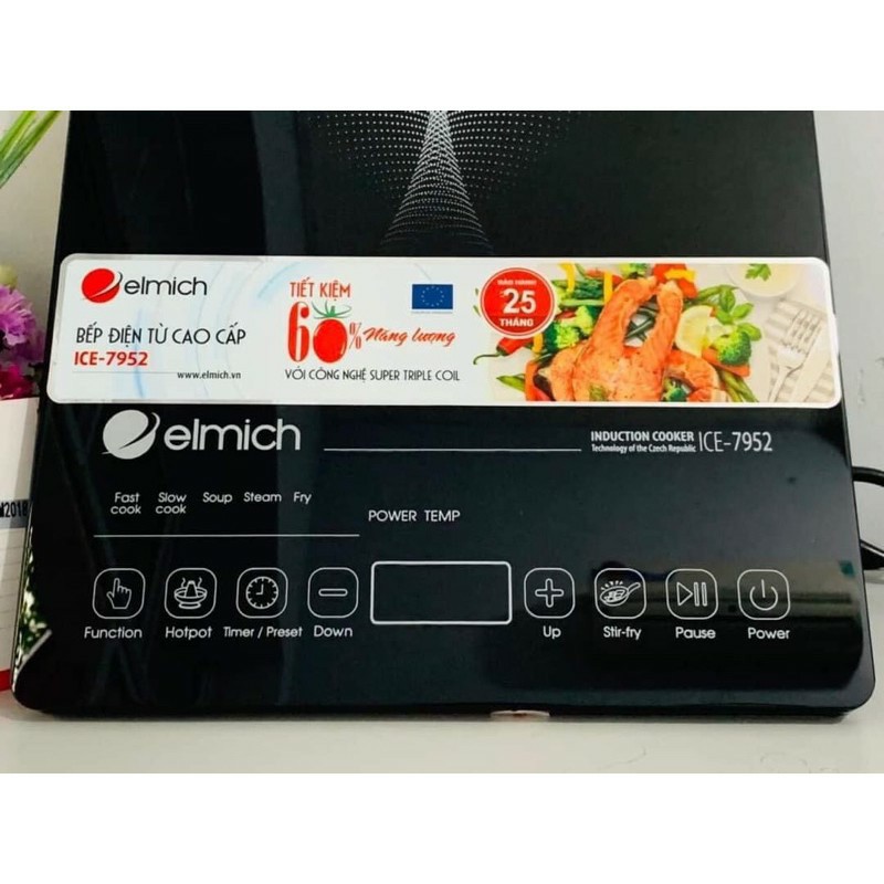 BẾP TỪ ELMICH SMARCOOK 7952 vÒNG TỪ KÉP 3 Chính hãng