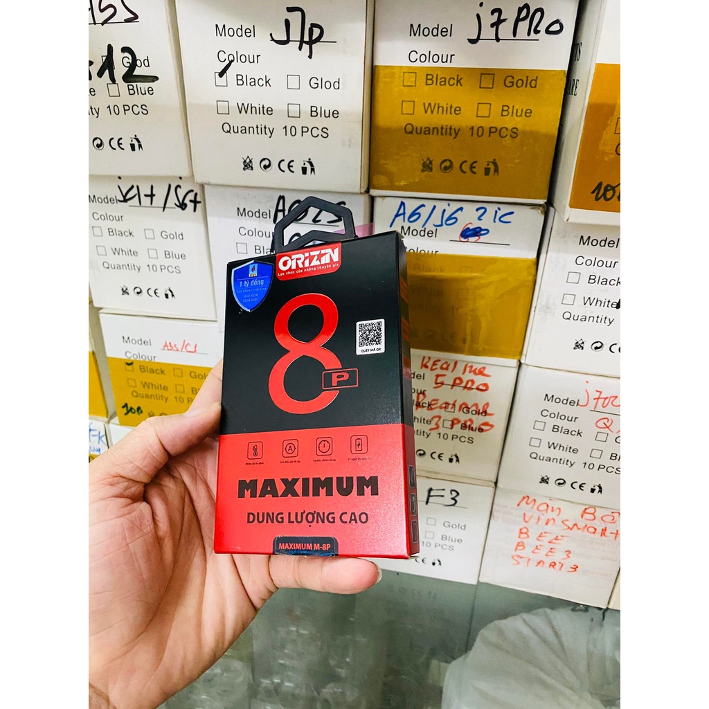 8plus pin dung lượng cao orizin