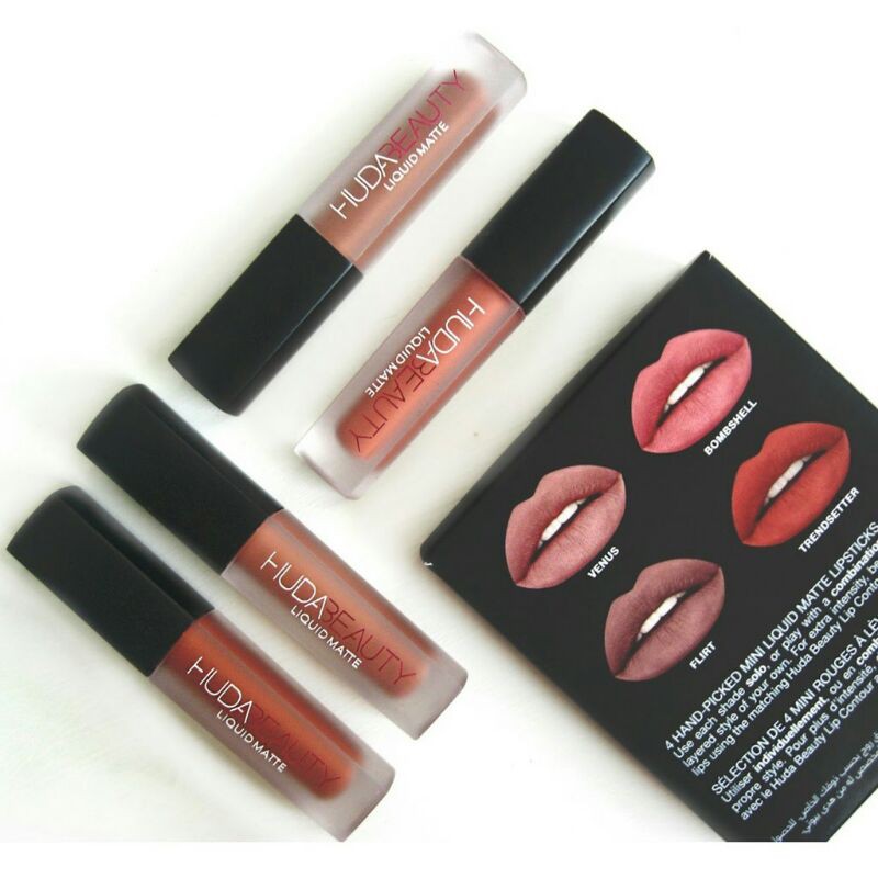 (Hàng Mới Về) Son Môi Huda Beuaty Dạng Kem Lâu Trôi Chống Thấm Nước | BigBuy360 - bigbuy360.vn
