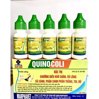 Combo 5 lọ Quinocoli Chướng-diều khô-chân, phân-xanh, phân-trắng