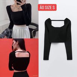 Áo thun dáng croptop zara - hàng auth săn sale