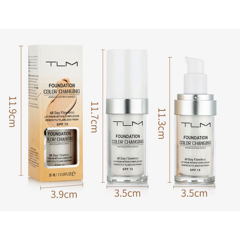 Kem nền che khuyết điểm đổi màu 30ml nhãn hiệu TLM | BigBuy360 - bigbuy360.vn