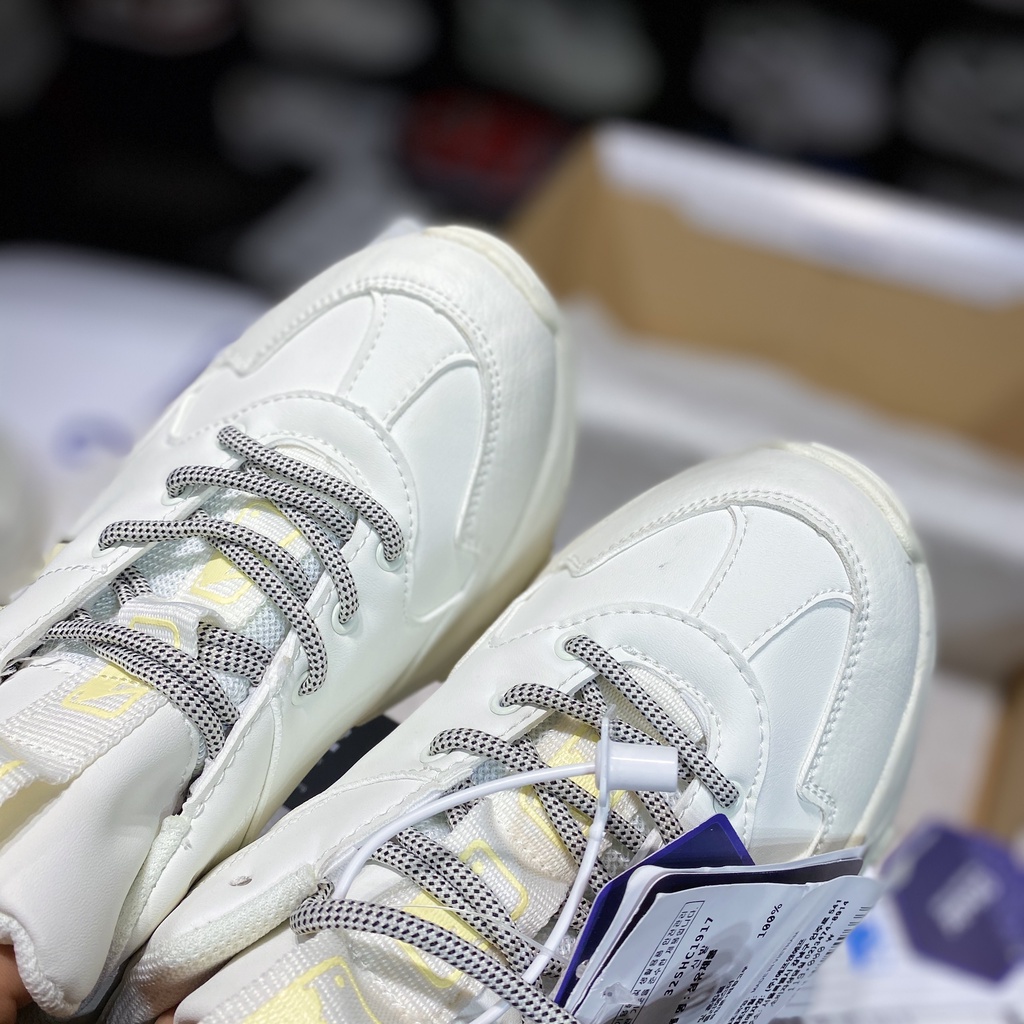 Giày sneaker MLB chunky NY Trắng chữ vàng - Hype Sneaker | Bản 1:1.