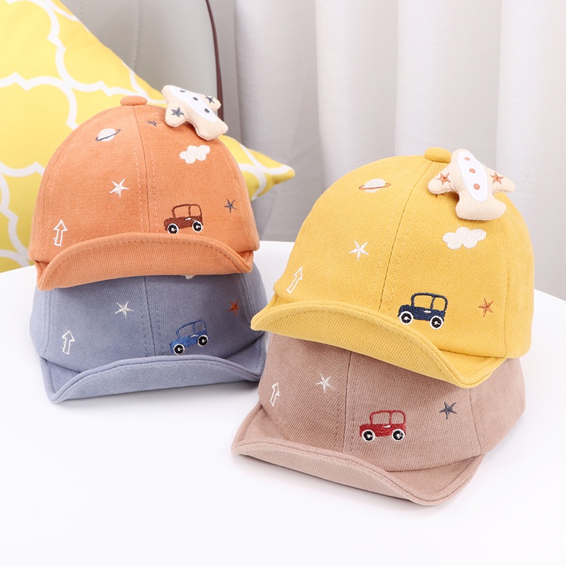 Mũ Lưỡi Trai Hình  Hình Xe Hơi Máy Bay Hoạt Hình Đáng Yêu Cho Bé Trai Bé Gái 3 đến 12 tháng