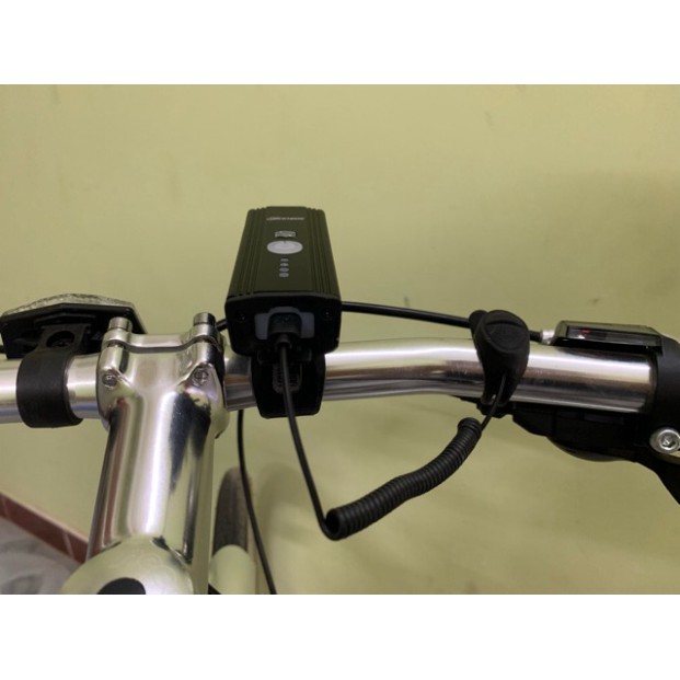 Phụ kiện xe đạp thể thao - Đèn xe đạp kết hợp còi HJ 062