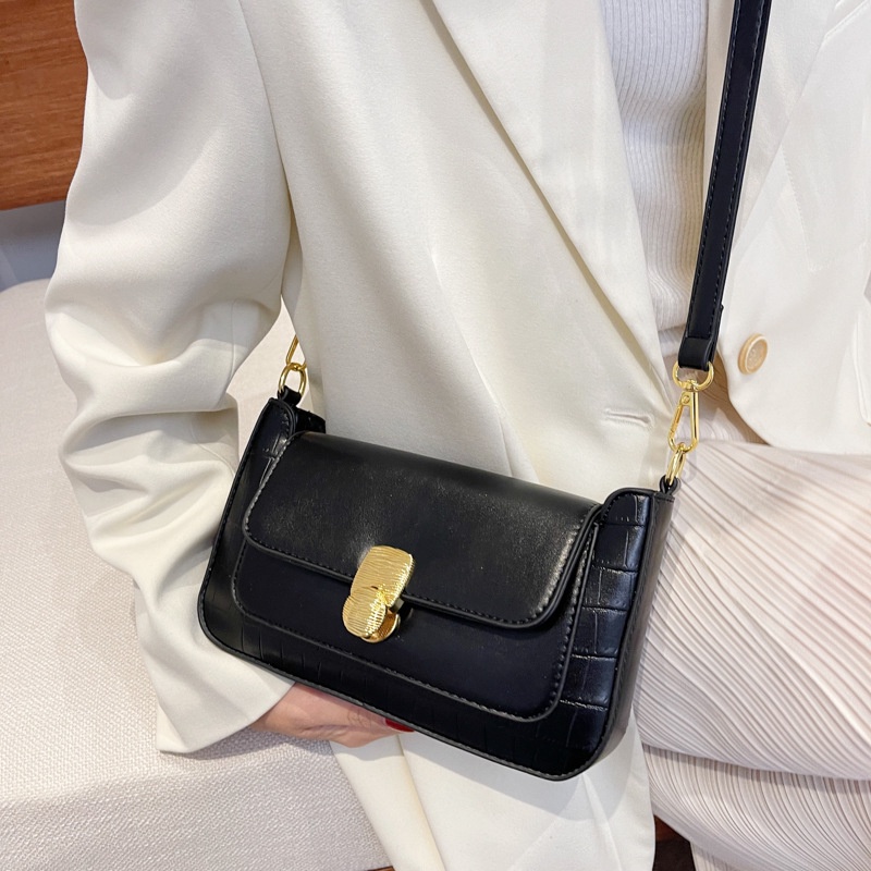 Túi xách đeo 1 vai IELGY hình vuông nhỏ màu sắc tương phản khí chất thời trang chất lượng cao