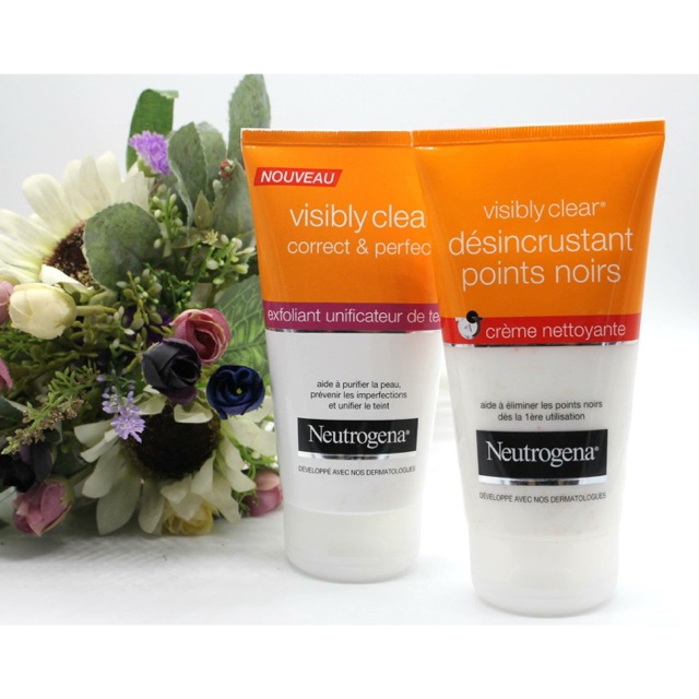 Sữa rửa mặt Neutrogena Visibly Clear Desincrustant Points Noirs
