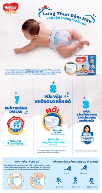 Tã quần Huggies gói cực đại XL 62 miếng