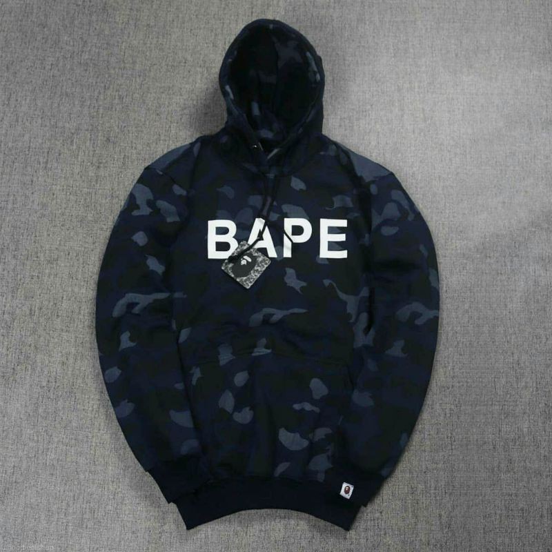 Áo Hoodie Bape In Họa Tiết Rằn Ri Chất Lượng Cao