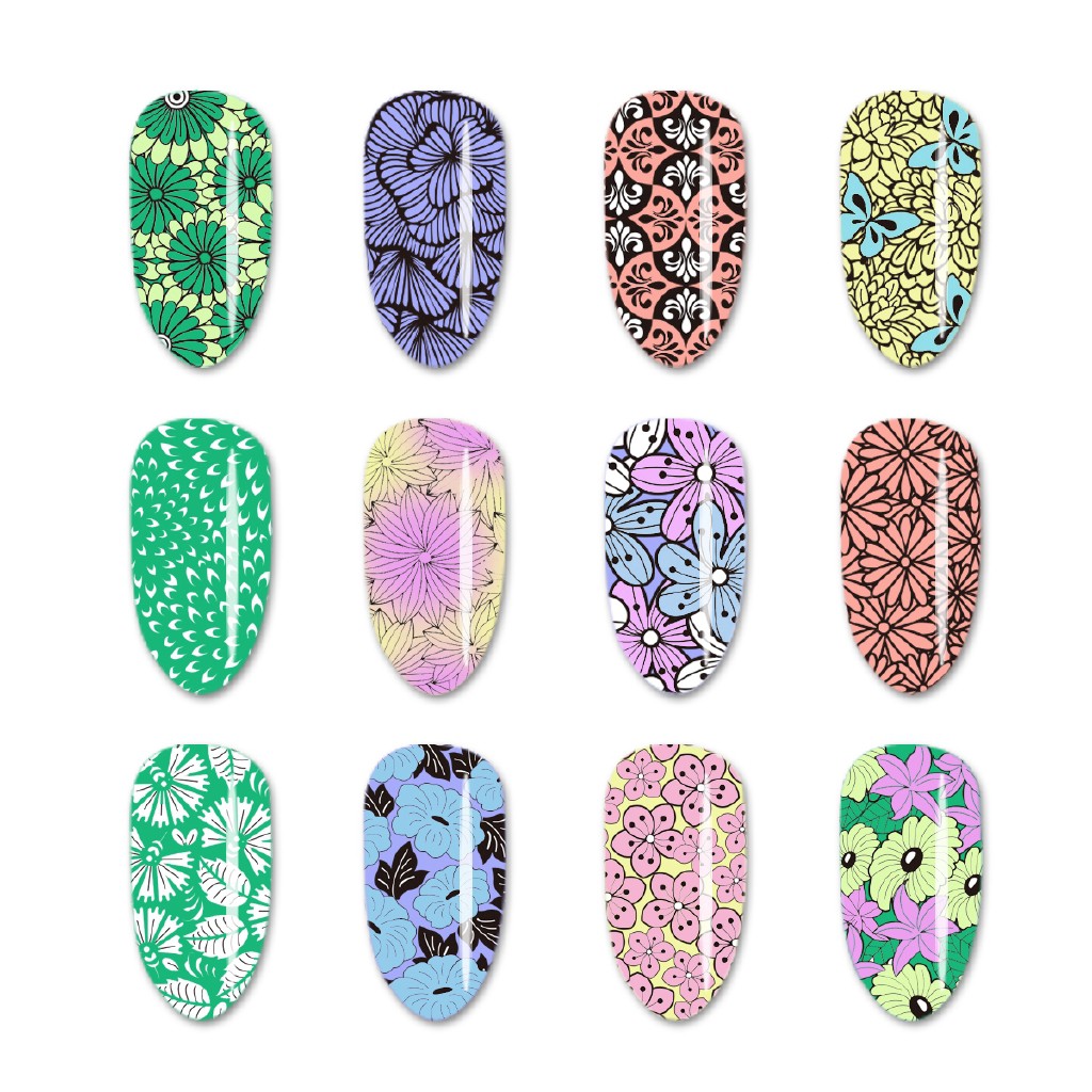 [Hàng mới về] Khuôn trang trí móng tay nghệ thuật chuyên dụng chất lượng cao