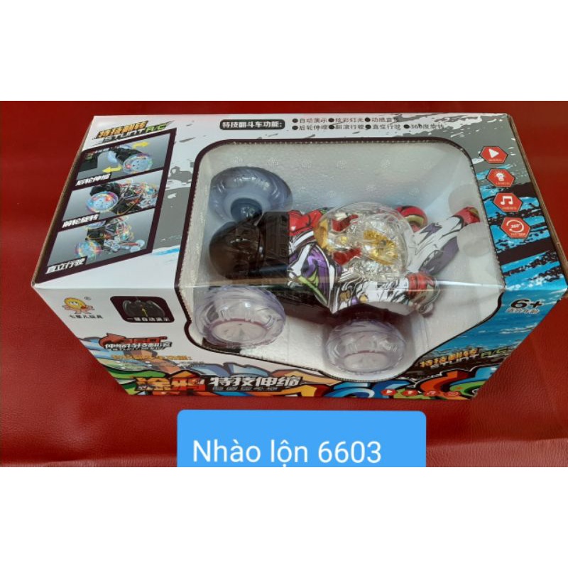 XE ĐIỀU KHIỂN NHÀO LỘN LOẠI TO KÈM PIN VÀ SẠC PIN