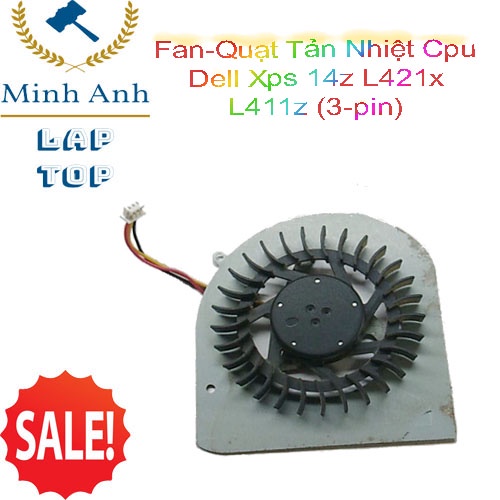 Fan-Quạt Tản Nhiệt Cpu Dell Xps 14z L421x L411z (3-pin)
