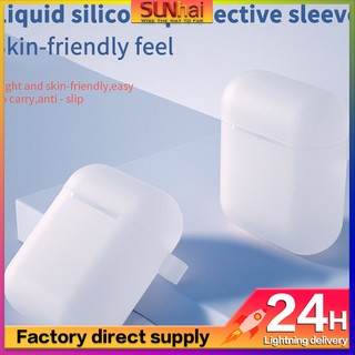 Bảo Vệ Vỏ Bảo Vệ Hộp Sạc Tai Nghe Bluetooth Không Dây 2 Trong Suốt Bằng Silicon Mềm Siêu Mỏng Cho Thế Hệ 1