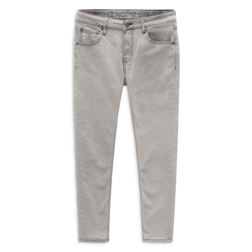 Quần Jean Nam SlimFit Moss Grey , Chất Vải Cotton Pha Spandex Thoải Mái , QJ004277 ,SOMEHOW