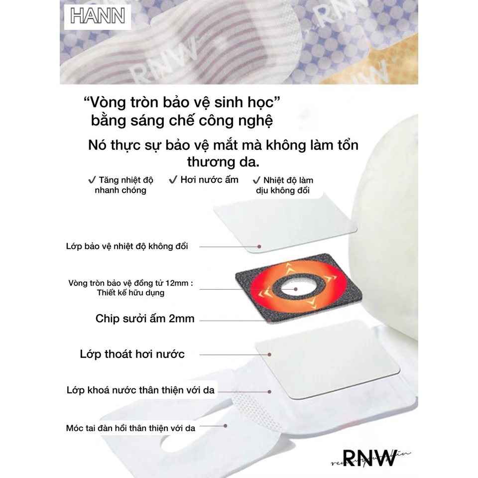 SET 10 Mặt Nạ Mắt RNW Giúp Giảm Mệt Mỏi Và Giảm Quầng Thâm | BigBuy360 - bigbuy360.vn
