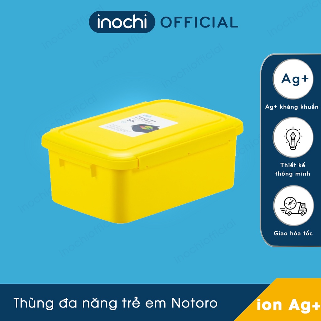 Thùng đựng đồ, thùng đa năng trẻ em Notoro - Không gian lưu trữ lớn, Màu sắc nổi bật, Chất lượng Nhật Bản