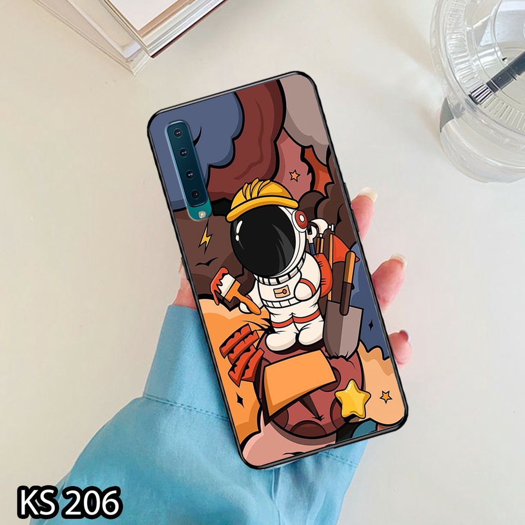 Ốp lưng Samsung A7-2018/A9-2018 in hình Phi Hành Gia_KINGSTORE.HN_Ốp SS A750/A950