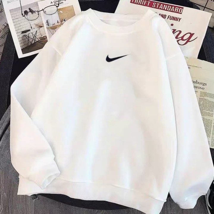 Áo Sweater nỉ bông from rộng Unisex nam nữ in LOGO N.J  K.E siêu basic RÔ STORE SW19 | BigBuy360 - bigbuy360.vn