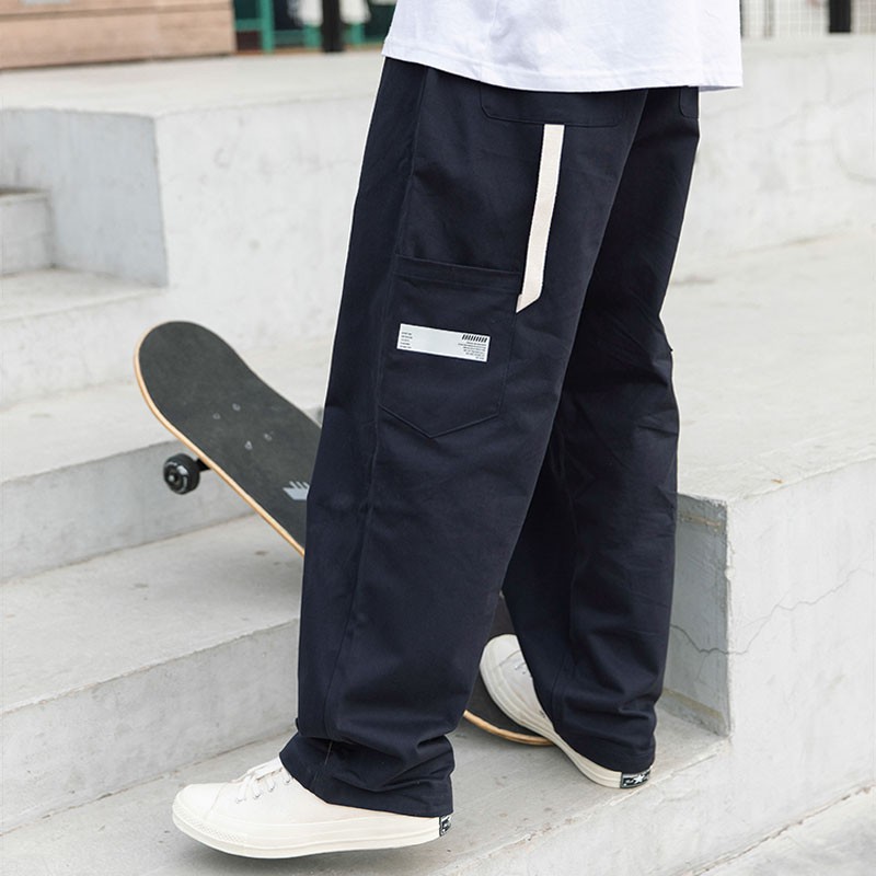 Quần kaki ống rộng unisex Nelly thương hiệu Laylow | BigBuy360 - bigbuy360.vn