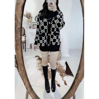 Áo len cardigan chữ G.C dáng dài