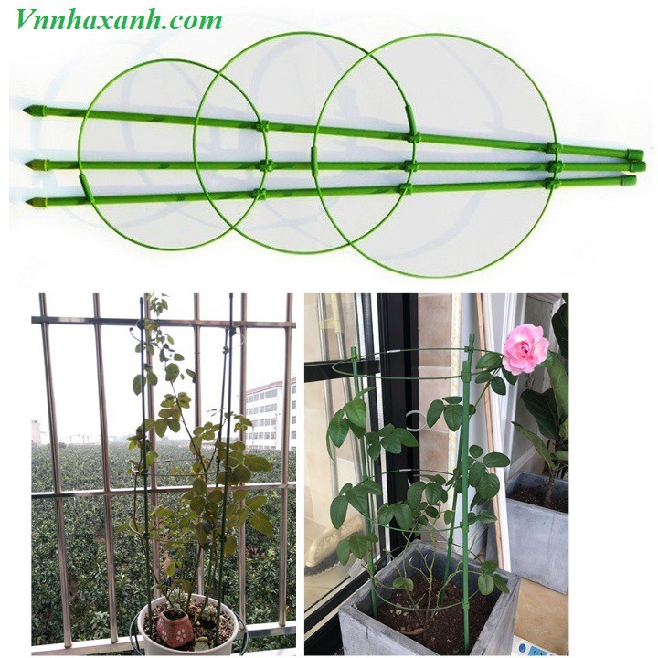 Giá đỡ hoa hồng, hoa leo đa năng kích thước cao 45cm, đường kính 18cm